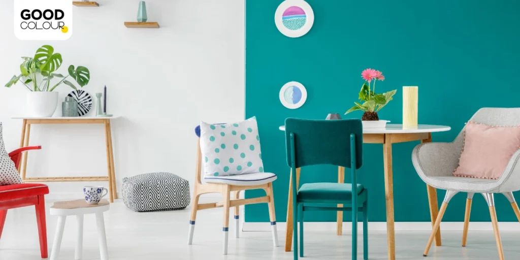 การใช้ Transformative Teal กับบ้านมินิมอล