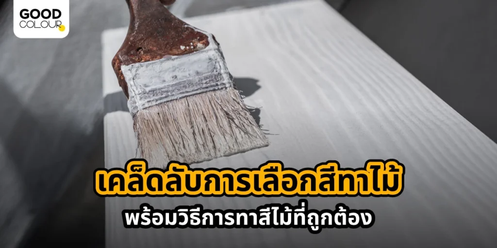 ทาสีไม้ต้องใช้สีอะไร วิธีเลือกที่เจ้าของบ้านและมืออาชีพต้องรู้