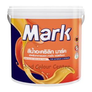 สีน้ำภายนอกกึ่งเงามาร์ค