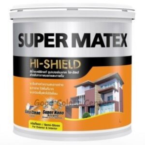 สีน้ำภายนอกกึ่งเงาซุปเปอร์เมเทค