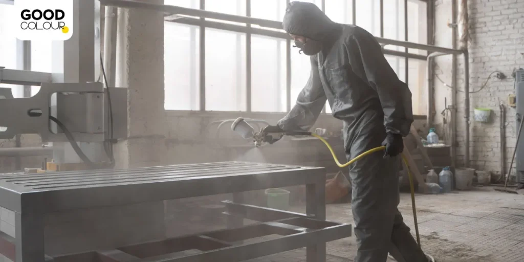 การเตรียมพื้นผิวก่อนทาสีทนความร้อนเพื่อให้สียึดเกาะแน่น